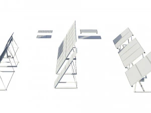 solar panels pack 3D Model