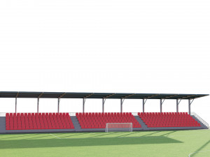 soccer football field Modelo 3D