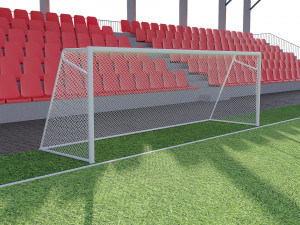 soccer football field Modelo 3D