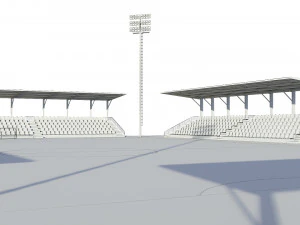 soccer football field 3D Model