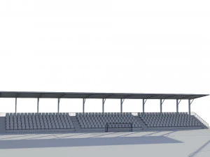 soccer football field 3D Model