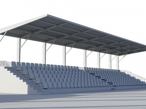 soccer football field Modelo 3D