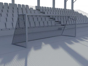 soccer football field 3D Model