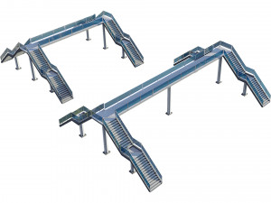 pedestrian bridge Modelo 3D