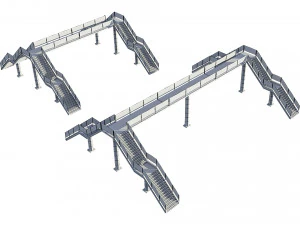 pedestrian bridge 3D Model