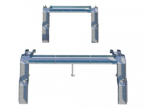 pedestrian bridge Modelo 3D