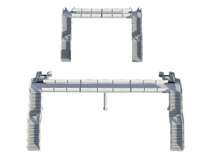 pedestrian bridge Modelo 3D