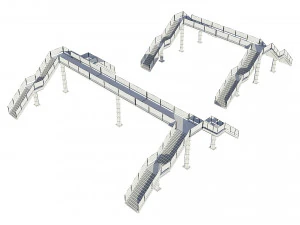 pedestrian bridge 3D Model