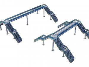 pedestrian bridge Modelo 3D