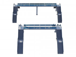 pedestrian bridge Modelo 3D