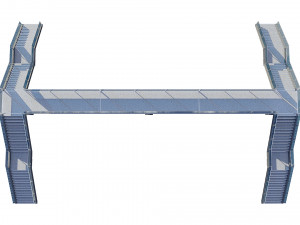 pedestrian bridge Modelo 3D