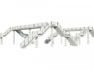 pedestrian bridge 3D Model