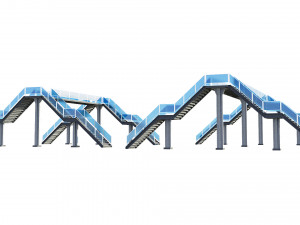 pedestrian bridge Modelo 3D