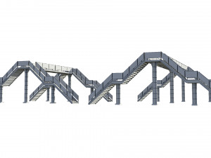 pedestrian bridge Modelo 3D