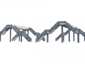 pedestrian bridge 3D Model