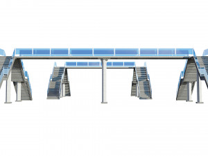 pedestrian bridge Modelo 3D