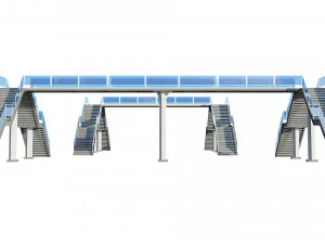 pedestrian bridge 3D Model
