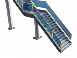 pedestrian bridge Modelo 3D
