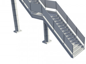 pedestrian bridge Modelo 3D