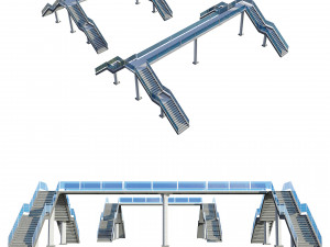 pedestrian bridge 3D Model