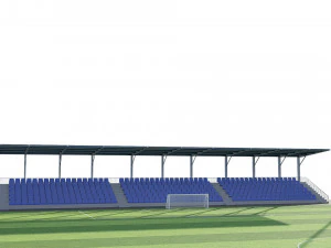 soccer football field 3D Model