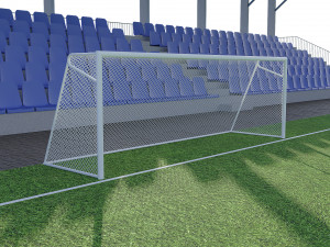 soccer football field Modello 3D