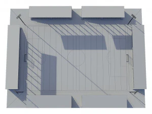 soccer football field 3D Model