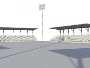 soccer football field Modello 3D