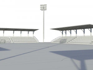 soccer football field 3D Model