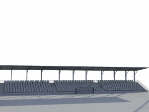 soccer football field Modello 3D