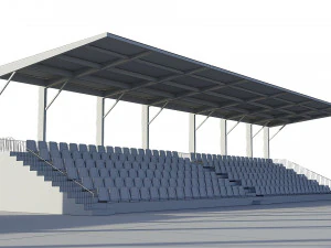 soccer football field 3D Model