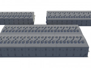 industrial buildings model pack 3D Model