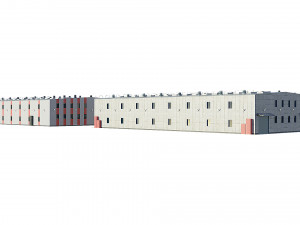 industrial buildings model pack 3D Model