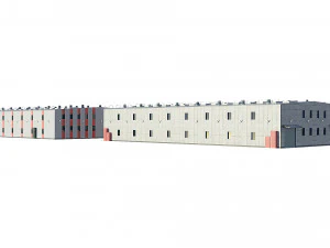 industrial buildings model pack 3D Model