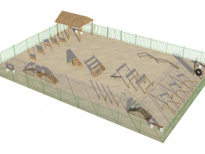 dog playground 3D Model