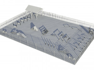 dog playground Modello 3D