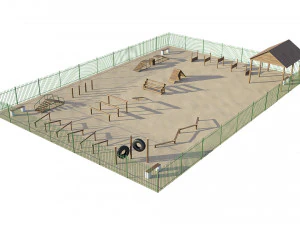 dog playground 3D Model