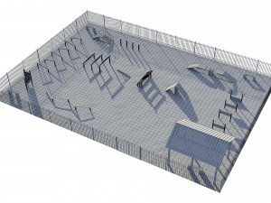 dog playground Modello 3D