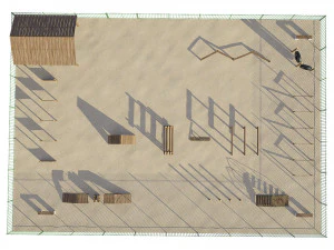 dog playground 3D Model