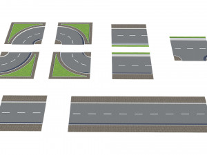 road constructor asset 3D Model