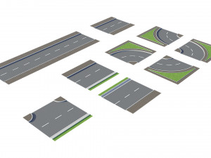 road constructor asset 3D Model