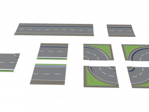 road constructor asset 3D Model