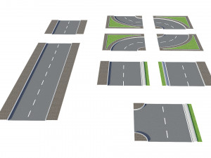 road constructor asset 3D Model