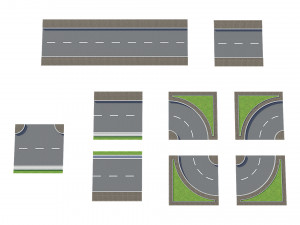 road constructor asset 3D Model