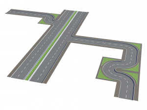 road constructor asset 3D Model