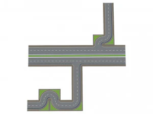 ativo de construtor de estradas Modelo 3D
