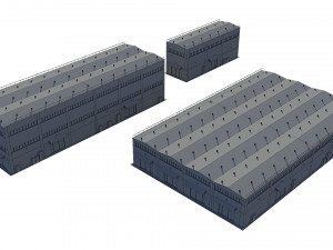 industrial buildings model pack 3D Model