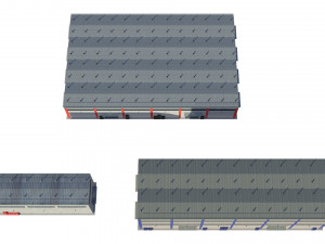 industrial buildings model pack 3D Model