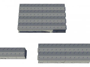 industrial buildings model pack 3D Model