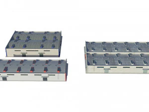industrial buildings model pack 3D Model